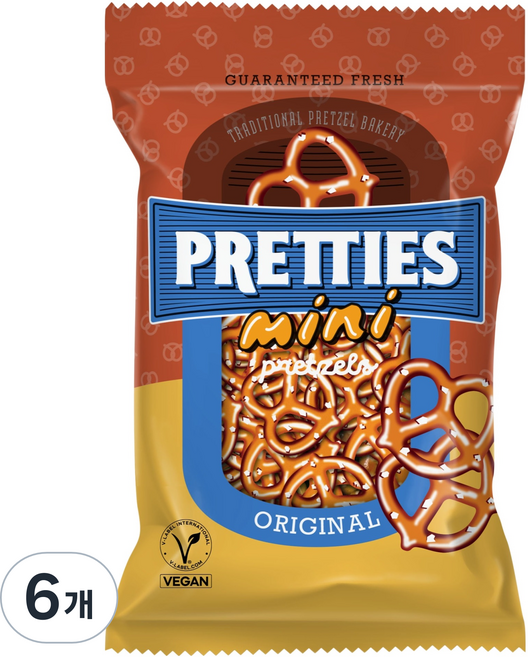 Pretzel's 迷你蝴蝶餅, 200g, 6個