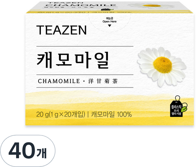 티젠 캐모마일, 1g, 20개입, 2개