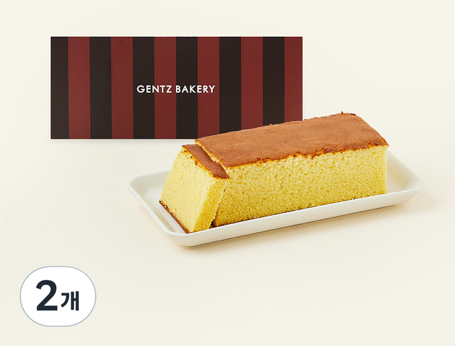 겐츠베이커리 쌀카스테라 + 쇼핑백, 420g, 2개