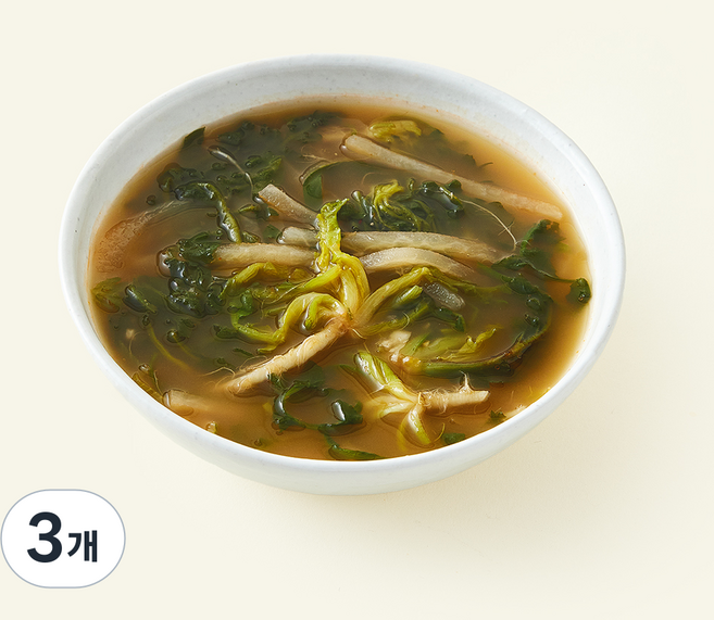 예향 냉이국, 650g, 3개