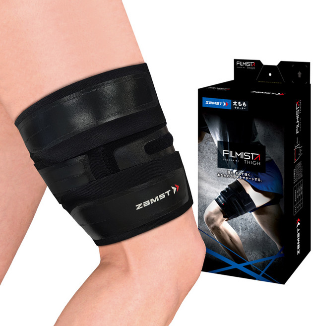 잠스트 필르미스타 허벅지보호대 타이, 1개, 블랙