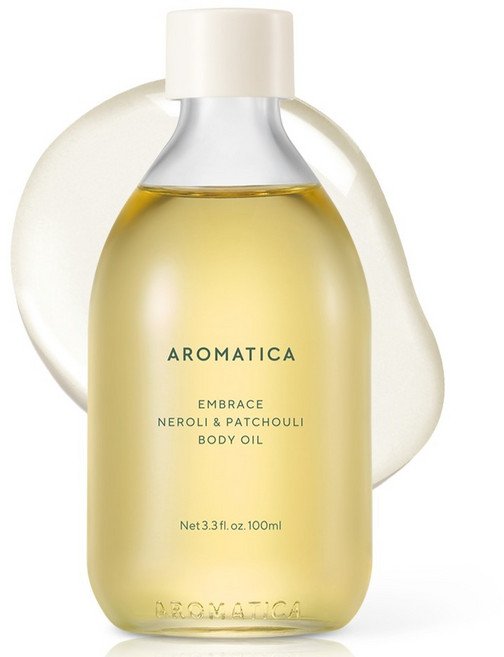 [비건뷰티] 아로마티카 임브레이스 바디오일 네롤리 & 패츌리향, 100ml, 1개