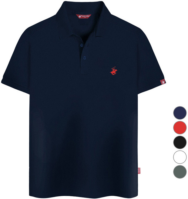 비버리힐스폴로클럽 남녀공용 냉감 통기성 스탠다드 쿨에버 반팔 카라 티셔츠 CPW0T01