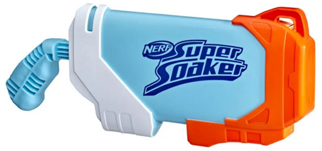 Hasbro 孩之寶 NERF Super Soaker 超威水槍系列 激流, 1個, 白色 + 橘色 + 藍色