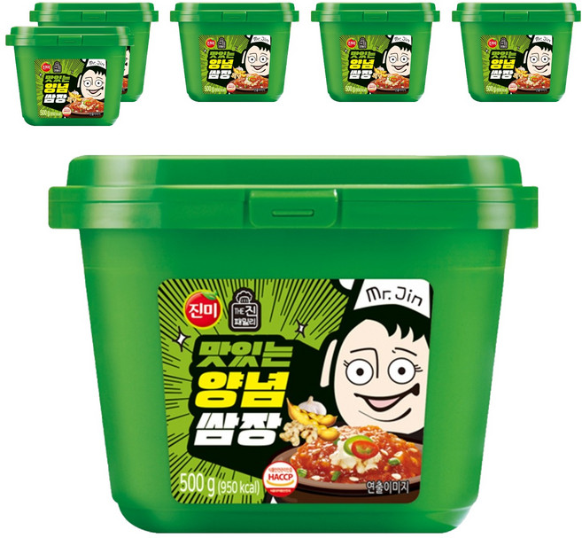 진미 맛있는 양념쌈장, 500g, 6개