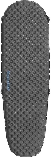 Naturehike 挪客 徒野3.5超輕充氣墊 木乃伊 標準款 CNH22DZ018 440g, 影黑色, 1個