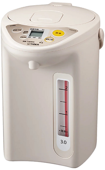 TIGER 虎牌 4段溫控微電腦電熱水瓶 3L, PDR-S30R