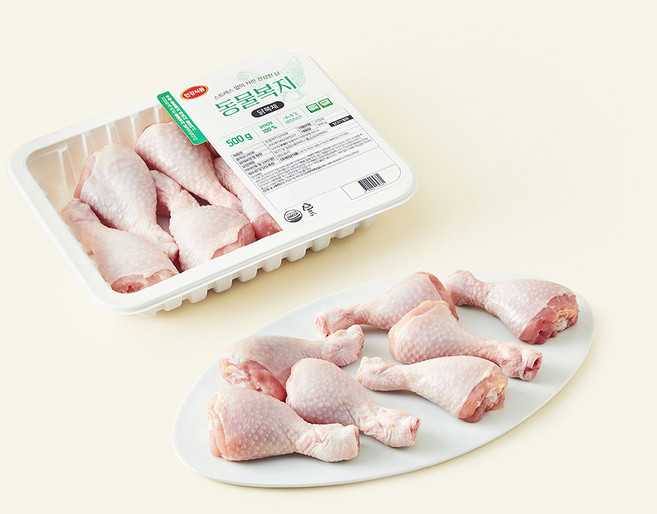 한강씨엠 동물복지 인증 닭다리 북채 (냉장), 500g, 1개