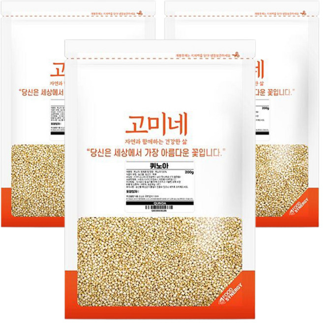 고미네 퀴노아, 200g, 3개