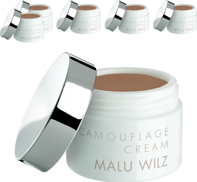 MALU WILZ KEMOPLAGE 霜狀遮瑕膏 6g, 7號 修容棕, 6個