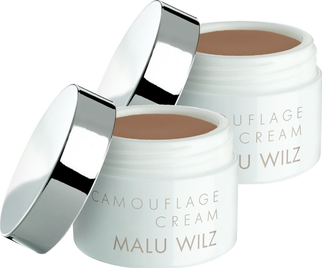 MALU WILZ KEMOPLAGE 霜狀遮瑕膏 6g, 7號 修容棕, 2個