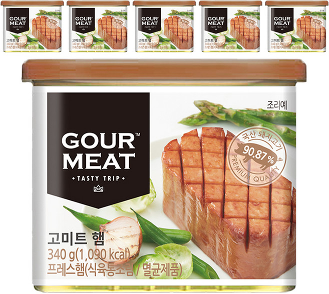 GOUR MEAT 火腿, 340g, 6個