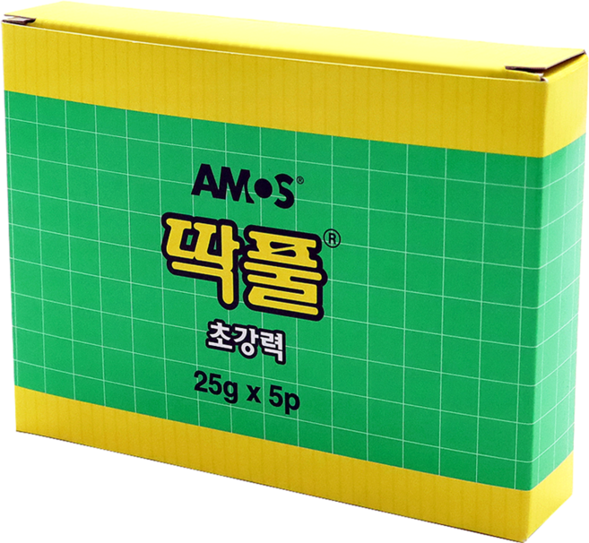 아모스 초강력 딱풀, 25g, 5개
