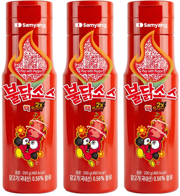 Samyang Foods 三養 爆辣雞肉醬, 200g, 3個