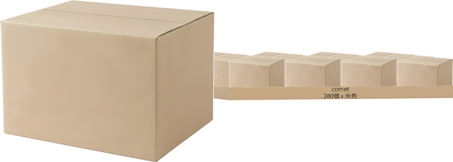 comet 紙箱, 米色, 280個