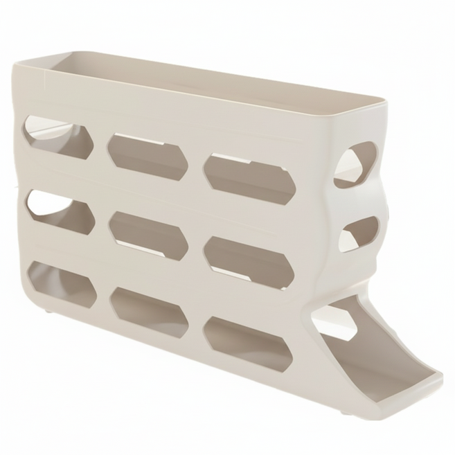 小麥購物 滑梯雞蛋收納盒 L1270 白色, 1個