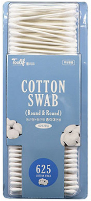 툴리프 대용량 면봉, 1개, 625개입