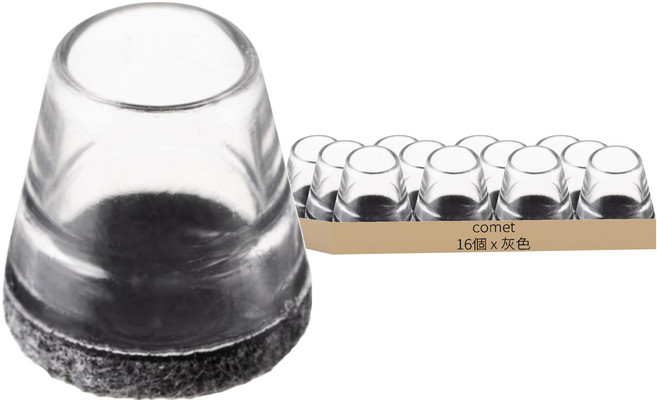 comet 防滑椅腳套, 灰色, 16個