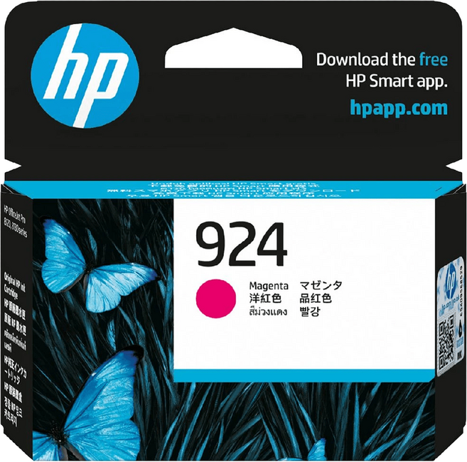 hp 惠普 924 墨水匣, 洋紅色, 1個