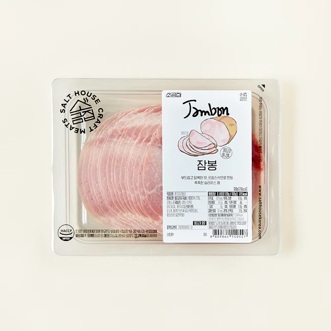 소금집 잠봉 햄, 120g, 1팩 - 쿠팡