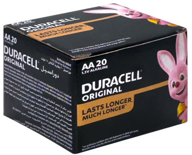 DURACELL 金頂 台灣公司貨 經典鹼性AA電池 3號, 20個裝, 1盒