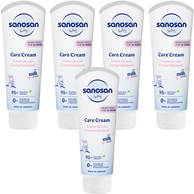 사노산 2.0 베이비 케어 크림, 100ml, 5개
