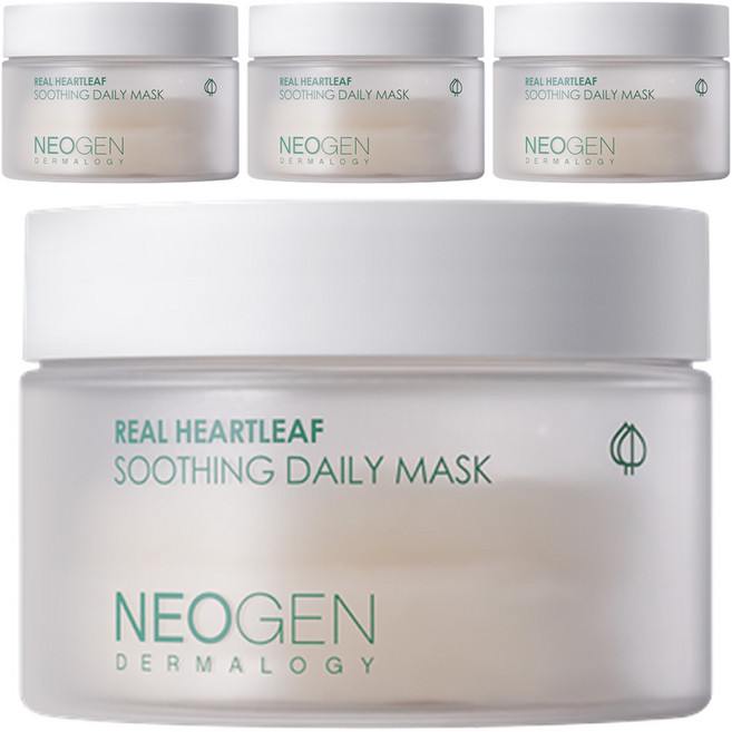 네오젠 더마로지 리얼 하트리프 수딩 데일리 마스크 180ml, 40매입, 4개