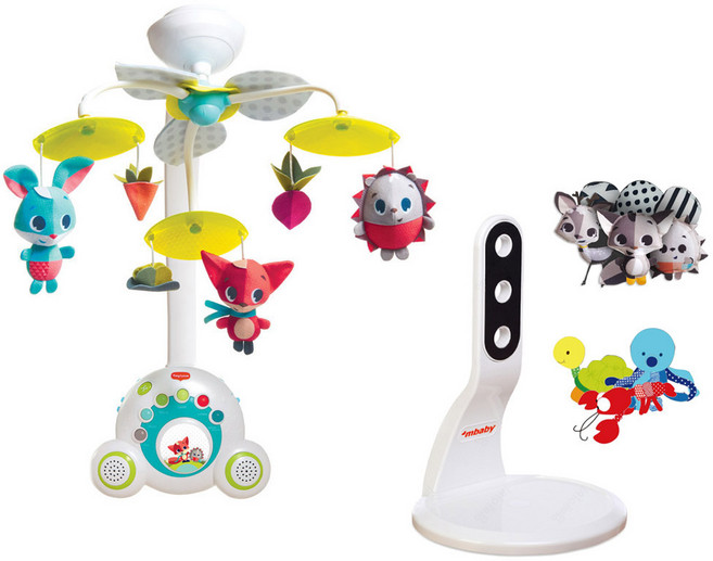 타이니러브 한글판 메도우 모빌 + 홀더, 혼합 색상, 1세트