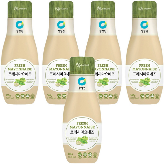 청정원 프레시 마요네즈, 300g, 5개