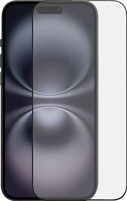 TOTU 拓途 犀牛家族 螢幕保護貼 全覆蓋 鋼化玻璃保護貼 適用於 iPhone 16 9H 防指紋 防塵聽筒 透明+黑框