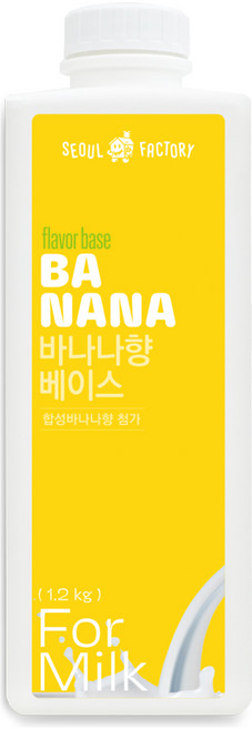 서울팩토리 바나나향 음료 베이스, 1개, 1.2kg