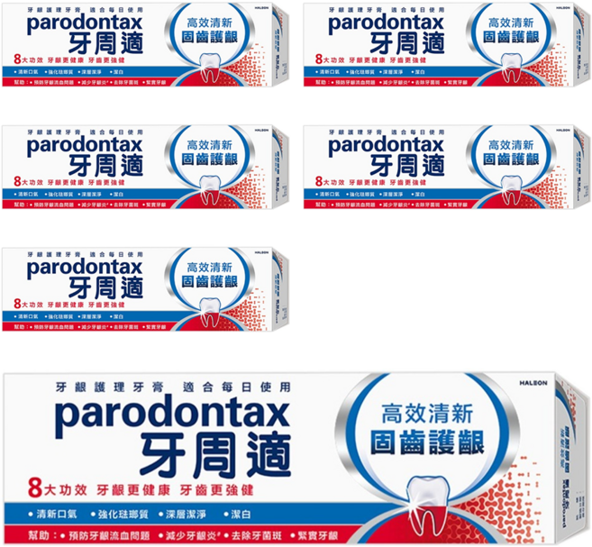 parodontax 牙周適 固齒護齦牙膏 高效清新