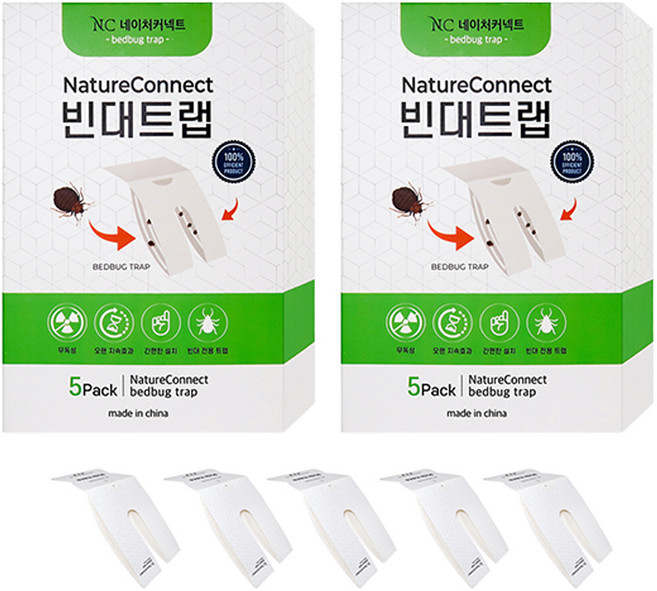네이처커넥트 빈대 트랩, 5개입, 2개