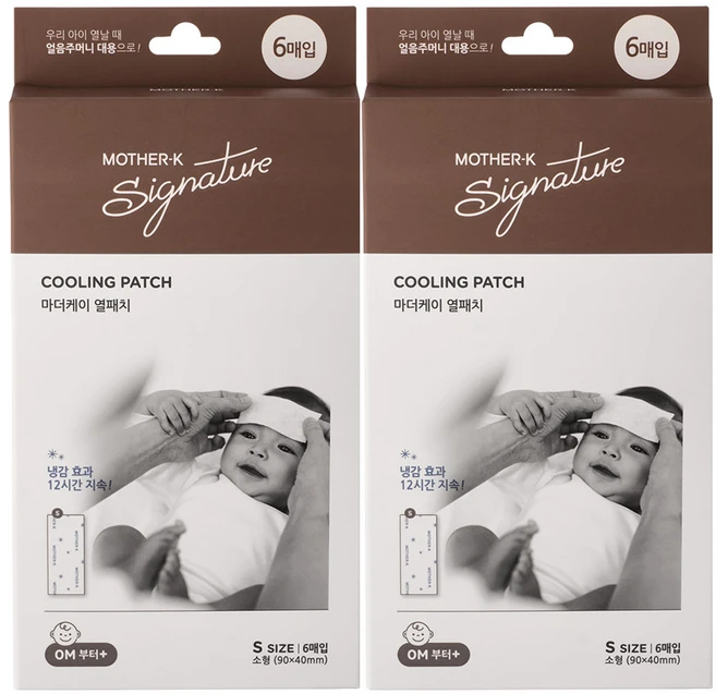 마더케이 영유아용 열패치, 6매입, 2개 - 쿠팡