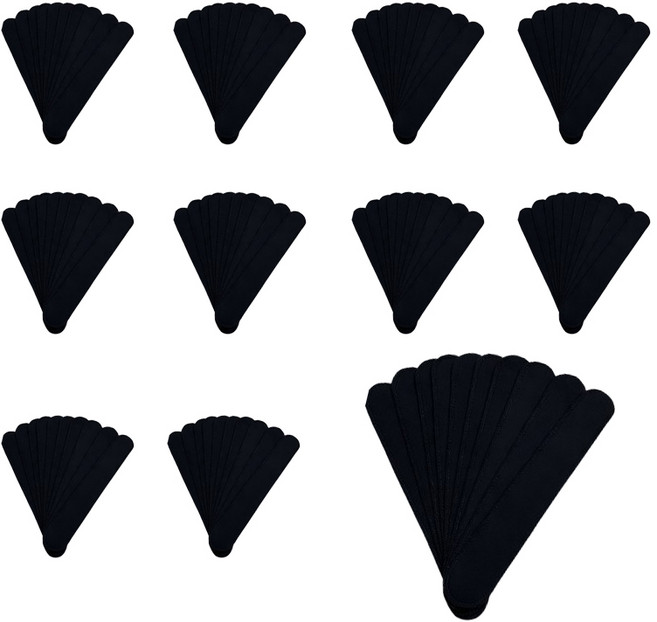 생활의지혜 오염 방지 보호 땀흡수 모자패드, 블랙, 110개