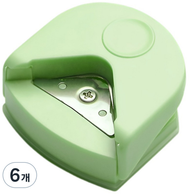 모나홈 종이 문서 모서리 커팅기, 민트, 6개