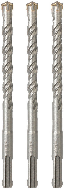 워크프로 SDS기리 4날 6 x 110 mm WP401300, 3개