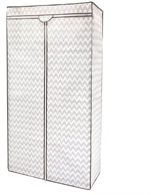 巧易收 樂活多彩衣櫥套 透氣 防塵 美觀, 1個, 1入