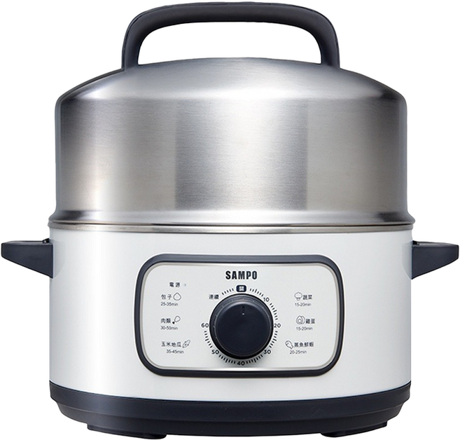SAMPO 聲寶 多功能大容量電蒸鍋 內鍋5L 外鍋4L, KA-KA01R