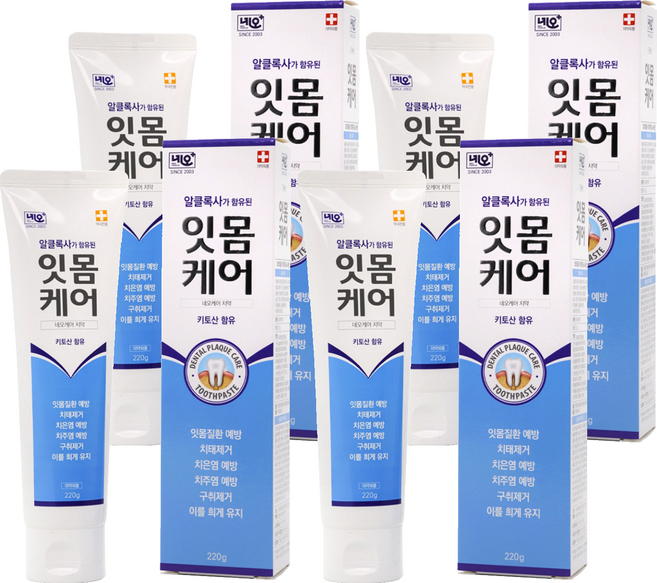 네오메디칼 잇몸케어 치약, 220g, 4개