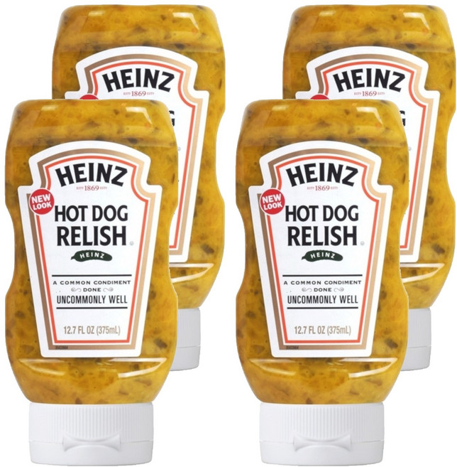 하인즈 핫도그 렐리쉬, 375ml, 4개