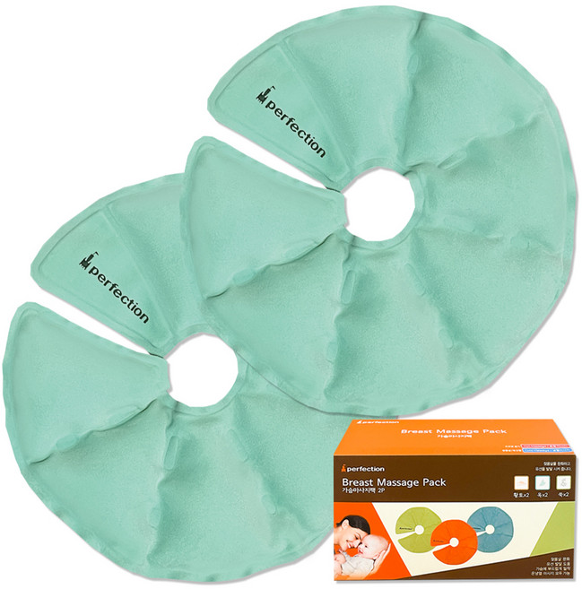 퍼펙션 가슴 마사지 팩 옥, 단품, 2개