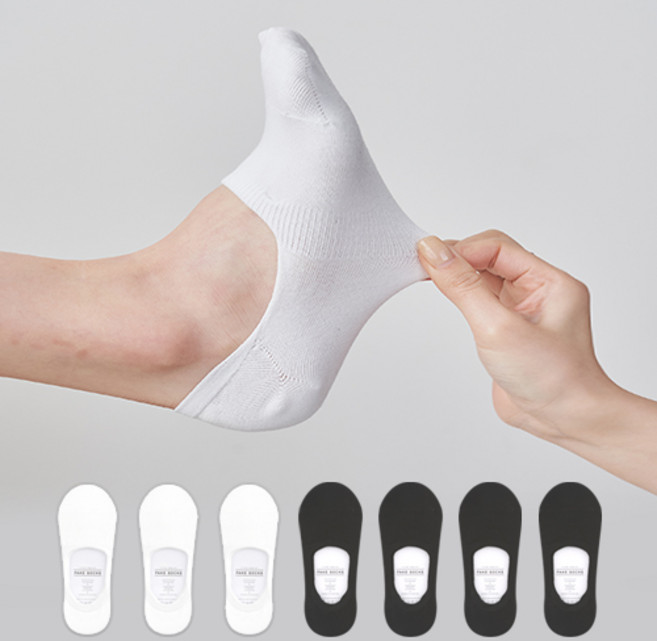 GGRN 여성용 168N 스탠다드 굿피트 페이크 삭스 8켤레 세트