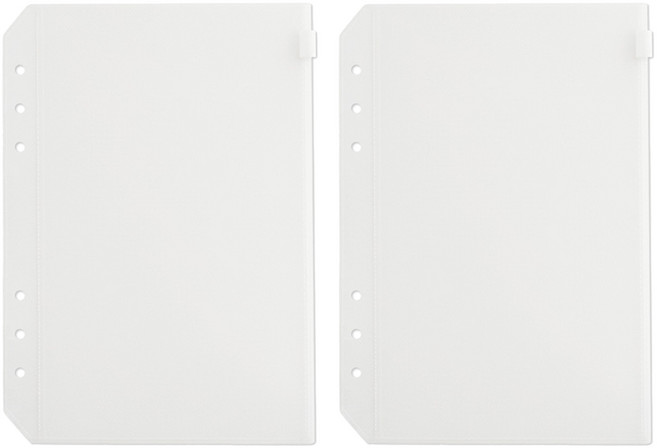 리코즈 A5 6공 멀티포켓 리필내지 1매, 2개