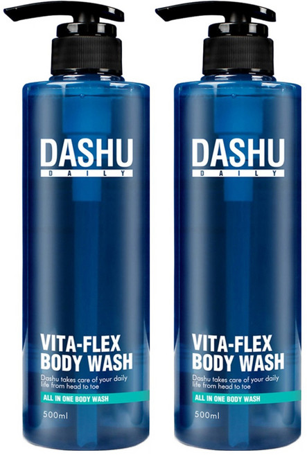 다슈 데일리 비타플렉스 올인원 바디워시 프레쉬향, 500ml, 2개