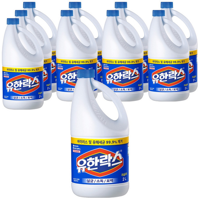 유한락스 레귤러, 2L, 10개