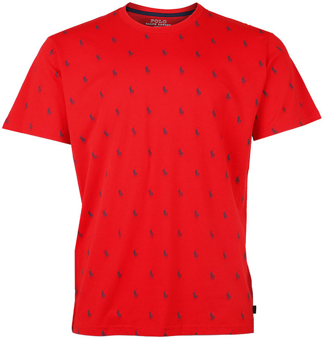 폴로랄프로렌 남성용 폴디드 프린트 엔자임 반팔 티셔츠 PL88FR-A8AL