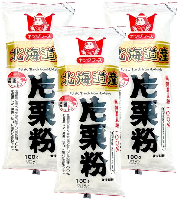 King Foods 王印 片栗粉, 180g, 3包