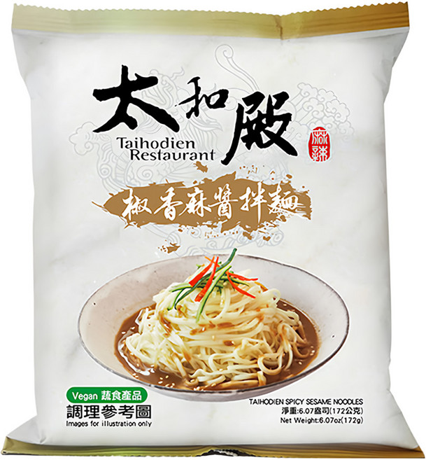 太和殿 椒香麻醬拌麵 172g, 1包