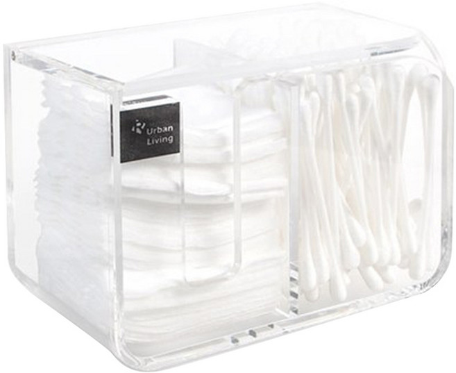 화장솜 면봉 정리 Lux 오거나이저, 1개